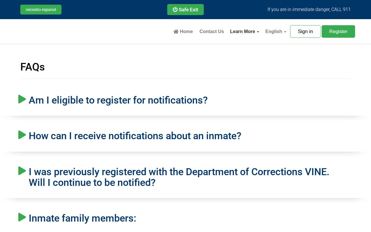 Scott County release notification split between VINE and NAAVI
